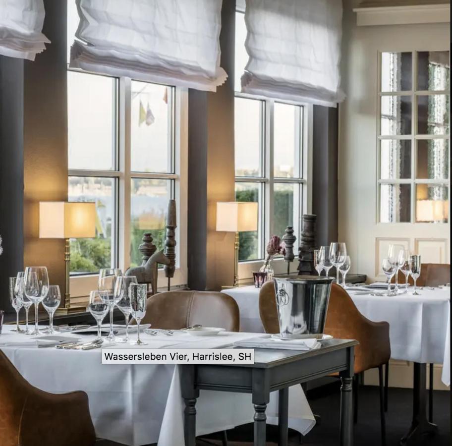 'Kapitaenslounge' Vollsanierte Fewo Mit Blick Auf Die Flensburger Foerde Harrislee Exteriér fotografie